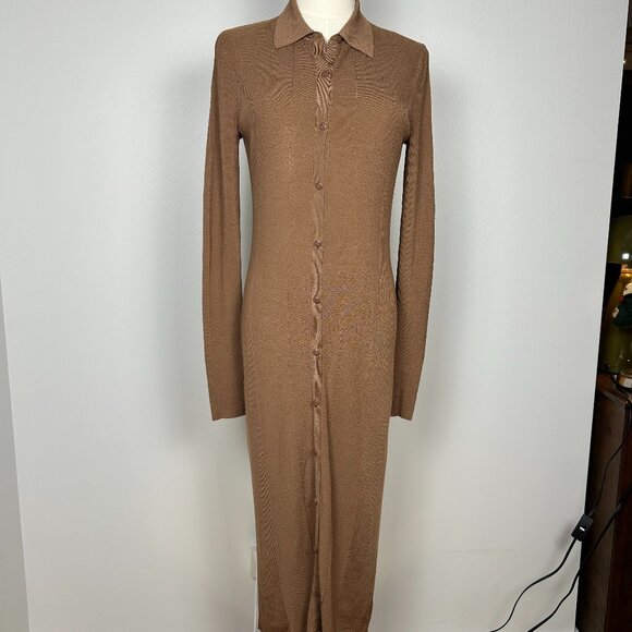 Rag and Bone Pacey Button Down Midi Dress Size US Small - Picture 1 of 6